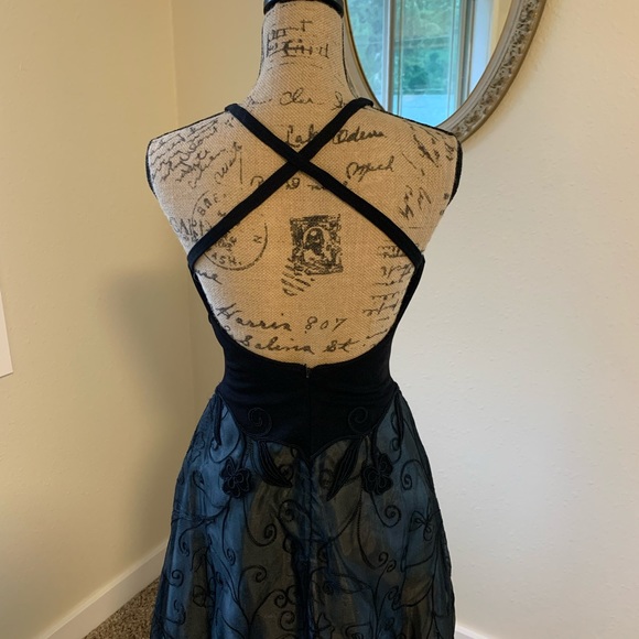 Nicole Bakti full length black dress, Small - Picture 11 of 12